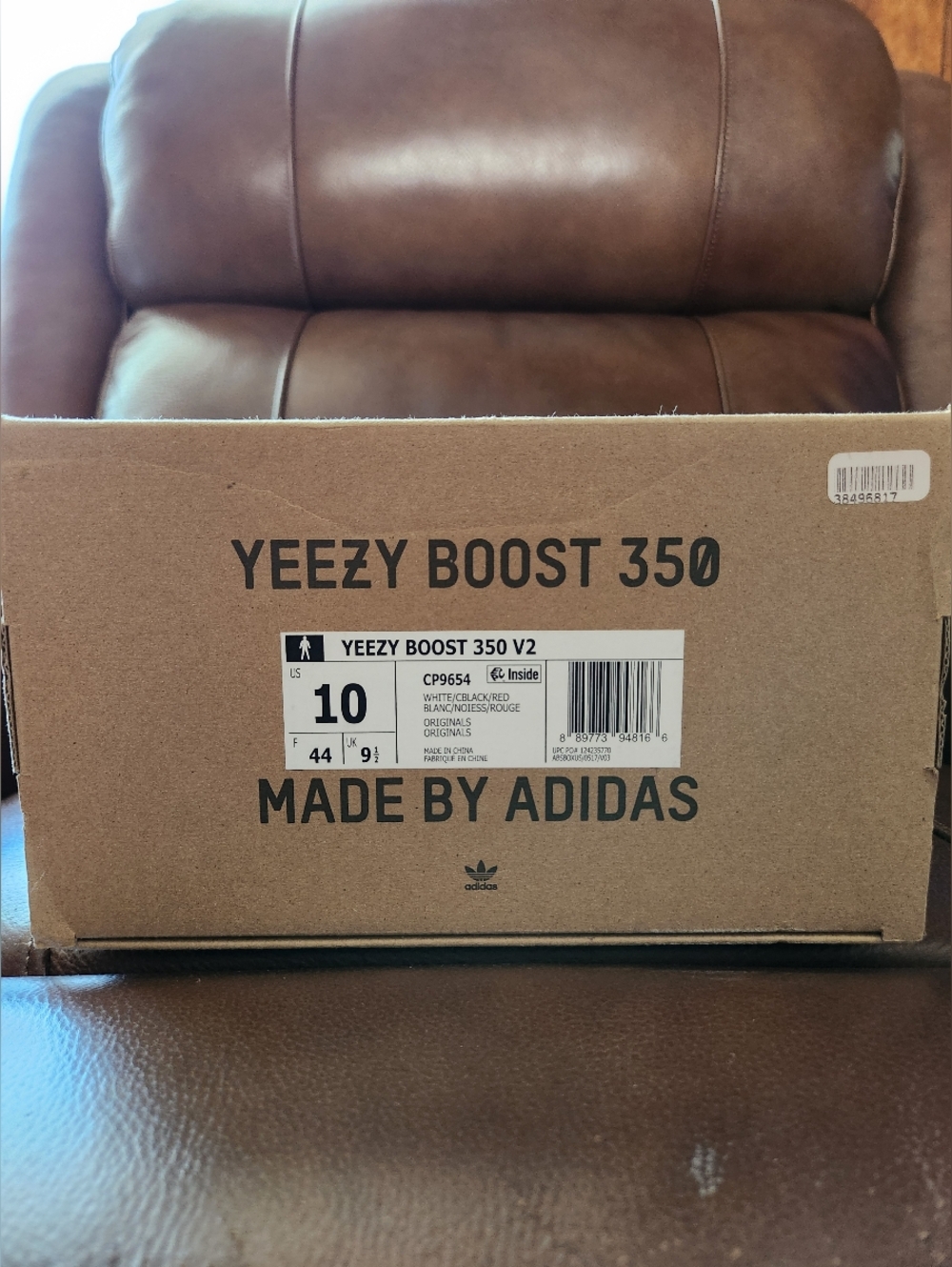 adidas Yeezy Boost 350 V2 White and Black Zebra Sneakers